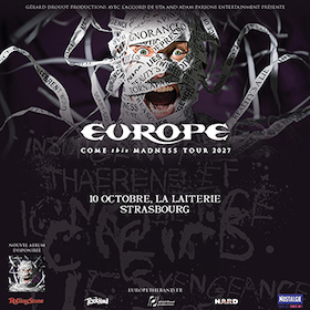 Bild: Europe "Come This Madness Tour 2027" + Guest
