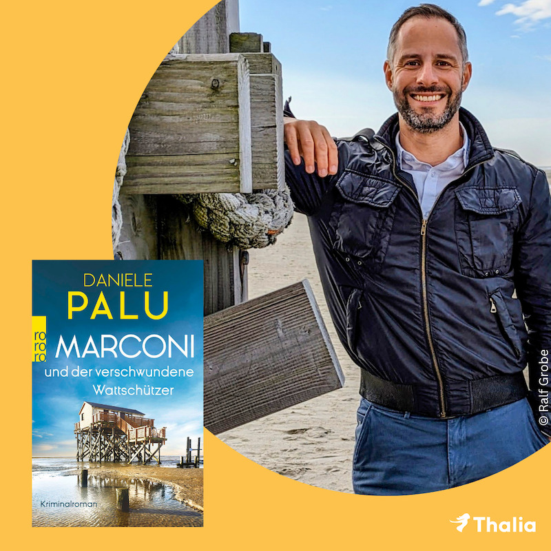 Lesung mit Daniele Palu: Cosy Crime trifft Küste – Marconi ermittelt in St. Peter-Ording