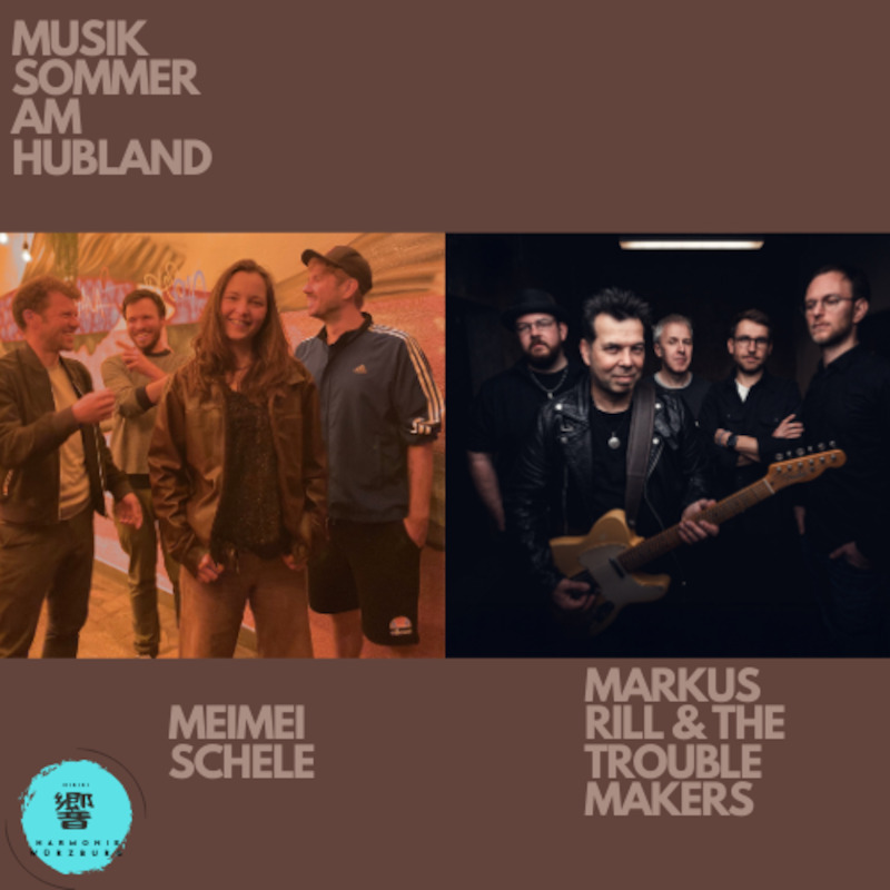 Musiksommer am Hubland mit Indie Pop und Blues Rock: Meimeischele und Markus Rill & The Troublemakers