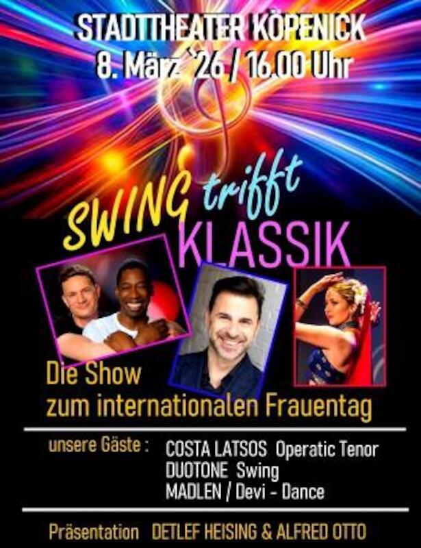Show zum internationalen Frauentag "Musik ist Trumpf" - Swing trifft Klassik