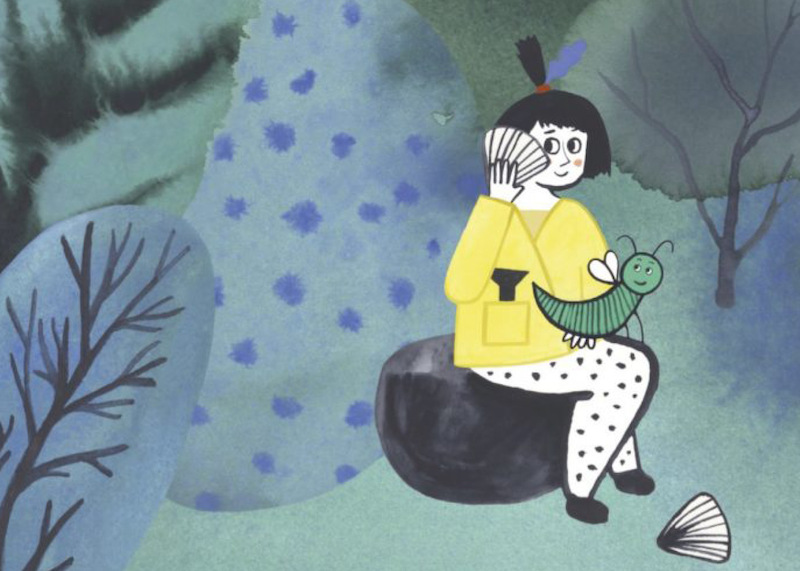 Malin Widén: Auf der Insel - Wilder Freitag mit weltgrößtem Kamishibai (ab 4 Jahre)