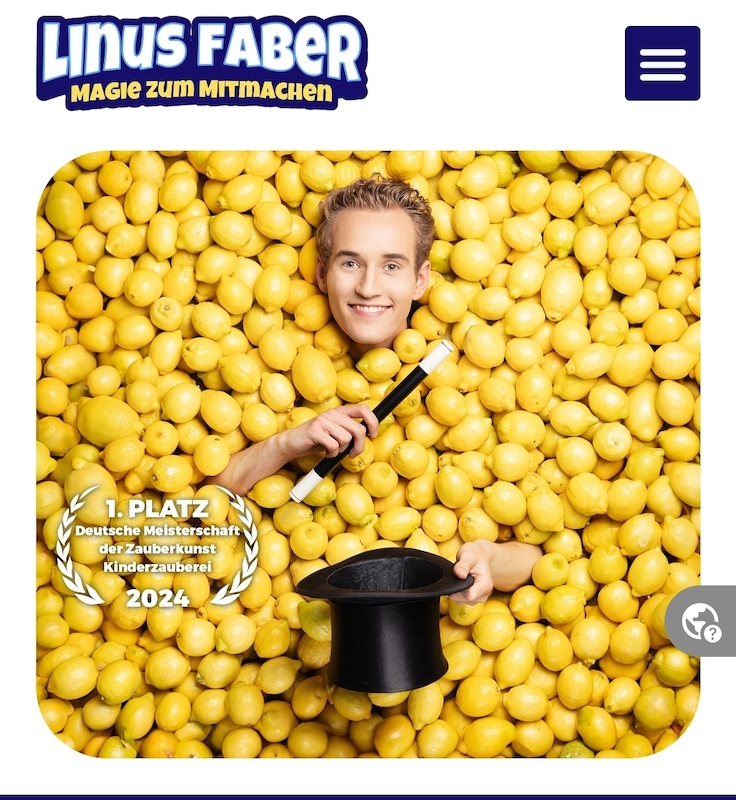 Familienshow des Zauberers Linus Faber - Familienshow- Zaubermagie zum Mitmachen