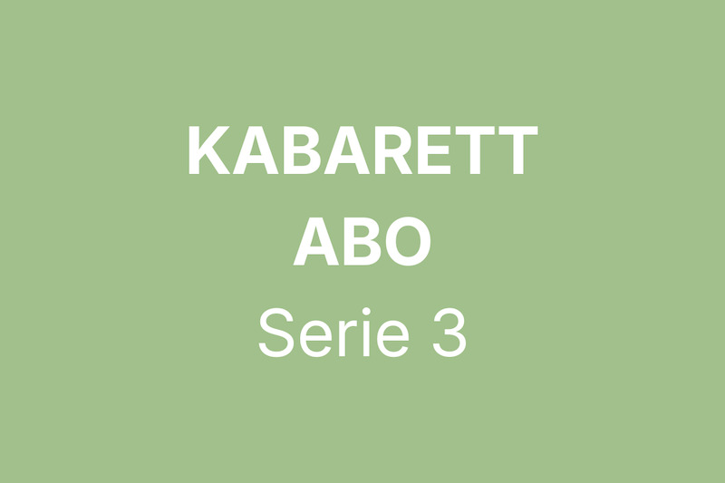 Kabarett-Abo | 2026-2027 | Serie 3