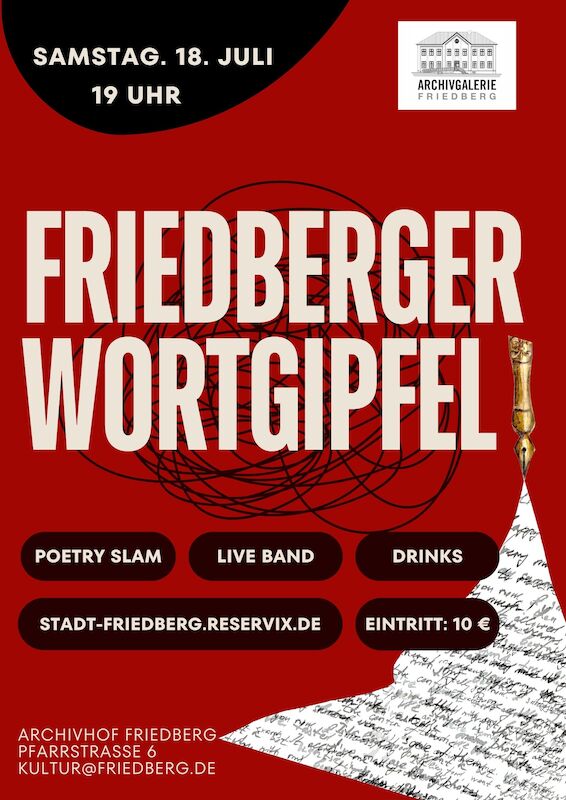Wortgipfel - Der Friedberger Poetry Slam