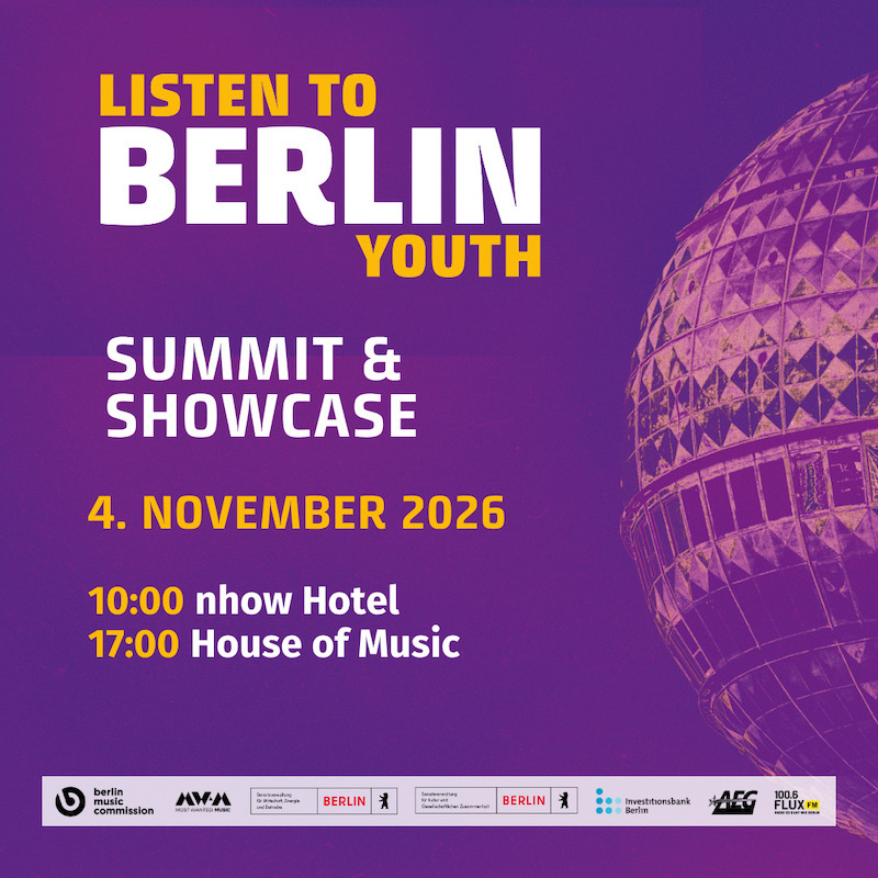 Listen to Berlin: Youth - Dein Sprungbrett in die Musikbranche