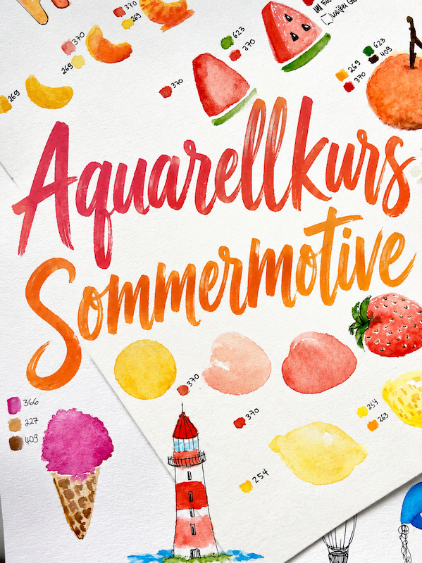 Kreativworkshop: Aquarell Sommermotive