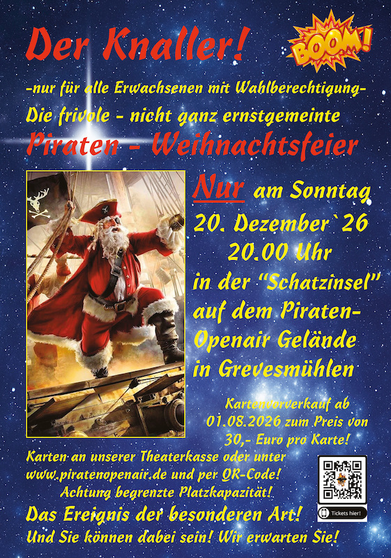 Piraten-Märchenweihnacht nur für Erwachsene - Piraten-Märchenweihnacht nur für Erwachsene!