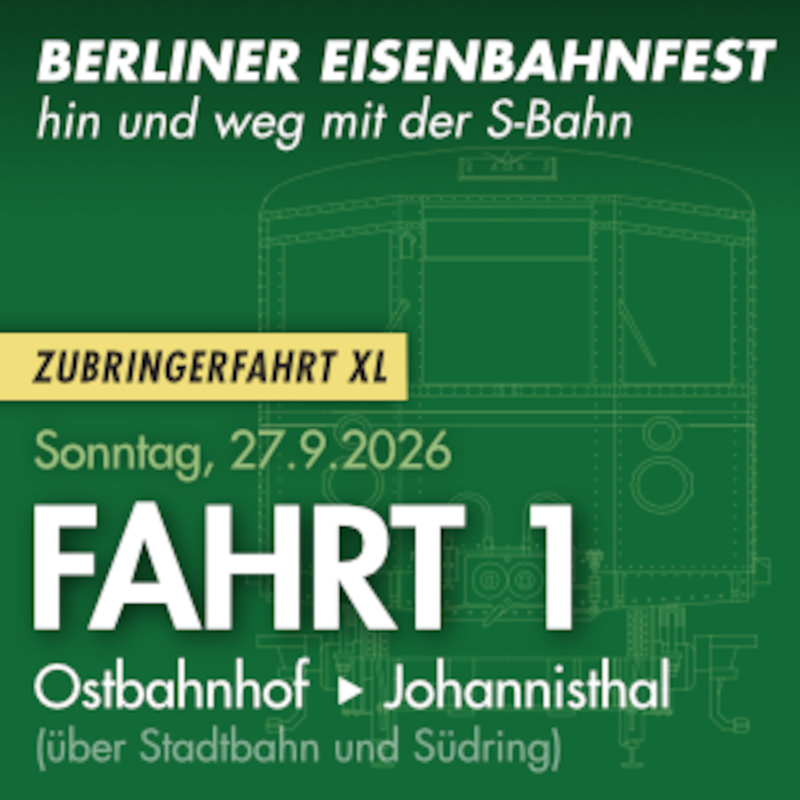 Fahrt 1 - Zubringerfahrt