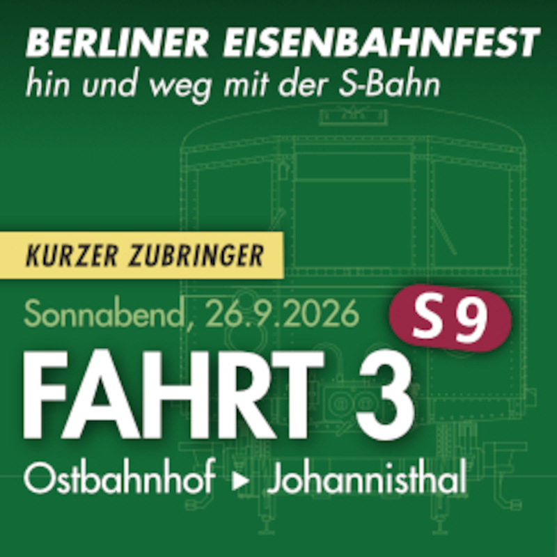 Fahrt 3 - Zubringerfahrt (kurz)
