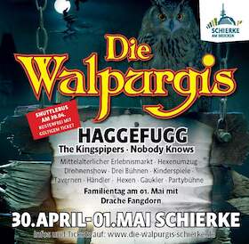Bild: Die Walpurgis in Schierke 2027 - Tagesticket 01.05.2027