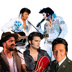 Bild: Our Tribute to Elvis - Finale - mit Ben Thompson, Mike Nova, JD King, Paul Rouse und Toni Cardone