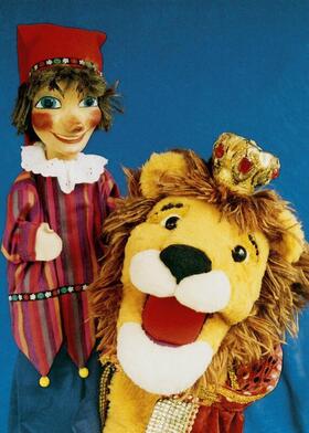 Bild: Kasper und der Löwenkönig - Handpuppenspiel für Kinder ab vier Jahren