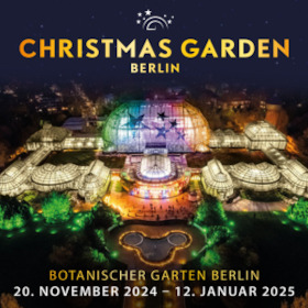 Christmas Garden Berlin Mit der Dämmerung beginnt die magische Reise