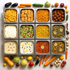 Bild: Vegan-vegetarisch: Mittagstisch mit Ronja - Tageskreuzfahrten 2026 - Kulinarik