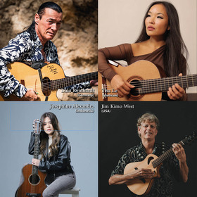 Bild: Nacht Der Gitarren - 2023 - feat. Lulo Reinhardt (D), Thu Le (Vietnam), Jim Kimo West (USA), Josephine Alexandra (Indonesien)