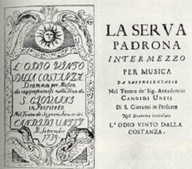 La Serva padrona - Opernintermezzo von Giovanni Battista Peroglesi auf der Morsbroicher Schlosstreppe - OPEN AIR