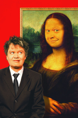 Meigl Hoffmann - Geölter Witz - Im Rahmen der Mona Lisa