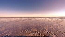 Bild: Sonnenaufgang im Watt - Geführte Wattwanderung im Nordseebad Otterndorf