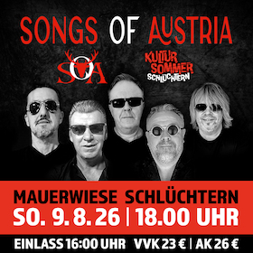 Bild: SONGS OF AUSTRIA - Hommage an die österreichischen Austropop Legenden