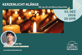 Bild: Kerzenlicht-Klänge - Jay Oh und Benny Nauschütz