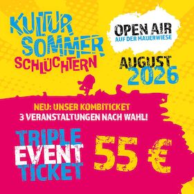 Bild: TRIPLE EVENT TICKET - Kombi-Ticket 3 Events nach Wahl
