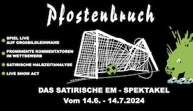 Pfostenbruch - Das Satirische EM - Spektakel - Dänemark vs England mit Anders Morgenstierne, Gitte Haenning, Der Tod