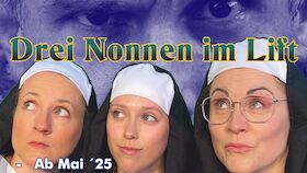 Bild: Drei Nonnen im Lift