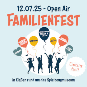 Familienfest am Spielzeugmuseum Havelland mit dem Tüfteltheater