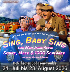 Bild: 24. Sommerkomödie im Oderbruch - Sing, Baby sing!
