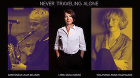Bild: Never Traveling Alone - Text will Töne