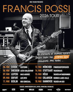 Bild: Francis Rossi | Meet & Greet - An Evening of Francis Rossi’s Songs from the Status Quo Songbook and more ….