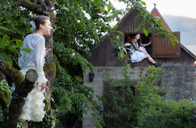 Bild: Theaterspaziergang "Doppeltes Spiel" - Gruppe 1