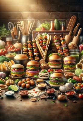 Bild: Fingerfood für Fäuste:  Tacos, Burger, uvm. - Grillseminar mir Andreas Rummel