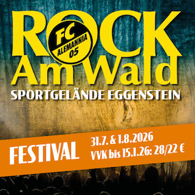 Bild: Rock am Wald 2026 - Festivalticket mit den Headlinern One Step Closer, Alex im Westerland und andere