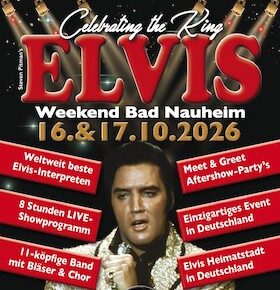 Bild: Steven Pitman´s Elvis Weekend : Kombiticket (16. + 17.10.2026) - Festival-Weekend-Ticket