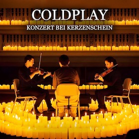 Bild: Coldplay- Musik bei Kerzenschein