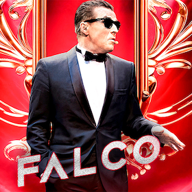 Bild: Falco – Die Konzert Show. - Mit Falco-Musical Darsteller Alexander Kerbst.