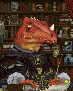 Bild: Qwert von Walter Moers - Read'n'Talk m. Stefan Kaminski & Wolfgang Frechl