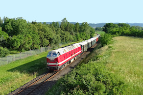 Bild: Potsdam - Berlin - Bernau - Eberswalde - Binz - Ostsee-Express Rügen