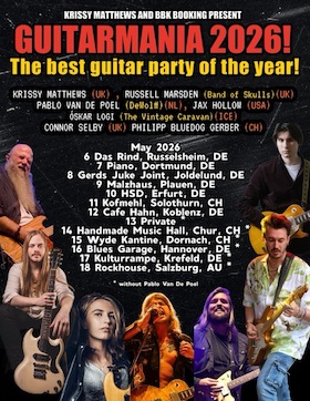 Bild: Guitarmania 2026 - präsentiert von Eclipsed, Musix, Musikreviews.de