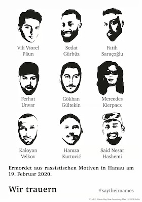 VERGESSEN IST KEINE OPTION! SOLIDARISCHES GEDENKEN AN OPFER RECHTER GEWALT.