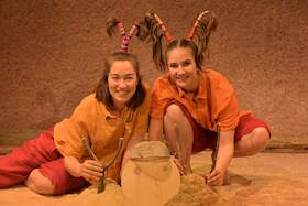 Bild: Rieselgross und Kieselklein - ein Sandspiel - für alle Menschen ab 3 Jahren