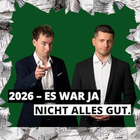 Bild: Ruwe/ Valenske (bekannt aus der DISTEL) präsentieren: - 2026 - Es war ja nicht alles gut - Jahresrückblick