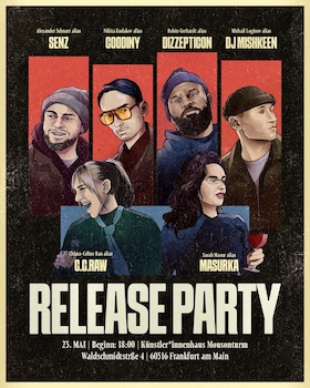 Bild: Dizzepticon, Coodiny, SenZ - Release Party