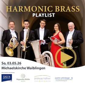 Bild: Bläserkonzert mit Harmonic Brass - Big Trip…die neue Playlist von Harmonic Brass