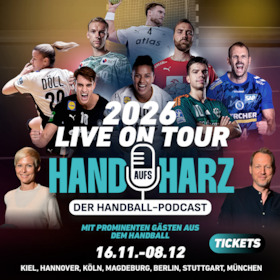 Bild: HAND AUFS HARZ - Der Handball-Podcast live on Tour