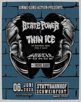 Bild: State Power + Thin Ice + Subtle Force - + 1 more band