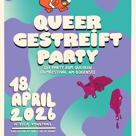 Bild: Queergestreift - Die Party zum queeren Filmfestival am Bodensee