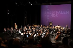 Bild: Westfalen Winds mit Bente Illevold und Daniel Ridder - Internationales Brass-Festival Sauerland-Herbst
