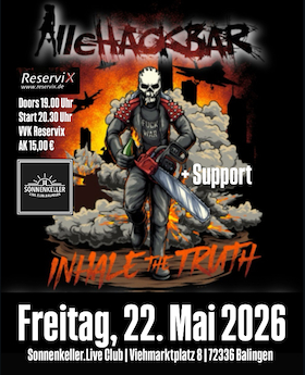Bild: Alle Hackbar - Inhale The Truth Tour 2026
